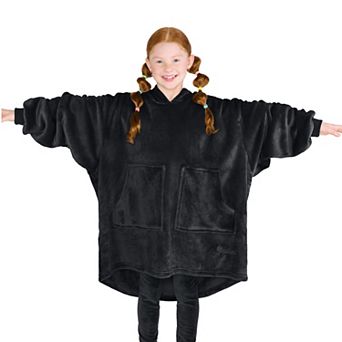 The Bare Homey - Wearable Blanket - Microplush Split Front Pocket