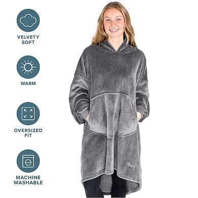 The Bare Homey - Wearable Blanket - Microplush Front Pocket