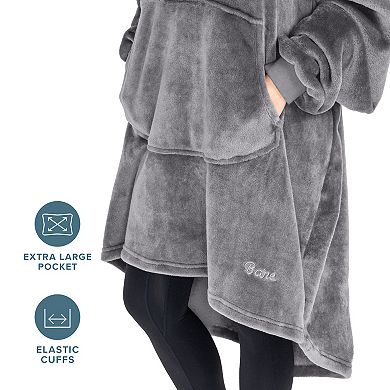 The Bare Homey - Wearable Blanket - Microplush Front Pocket
