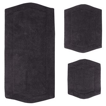 Home Weavers Waterford Collection 100% Cotton Tufted Bath Rug, Extra Soft & Absorbent Bath Rug