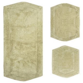 Home Weavers Waterford Collection 100% Cotton Tufted Bath Rug, Extra Soft & Absorbent Bath Rug