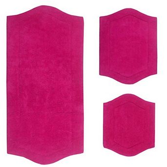 Home Weavers Waterford Collection 100% Cotton Tufted Bath Rug, Extra Soft & Absorbent Bath Rug