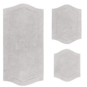 Home Weavers Waterford Collection 100% Cotton Tufted Bath Rug, Extra Soft & Absorbent Bath Rug