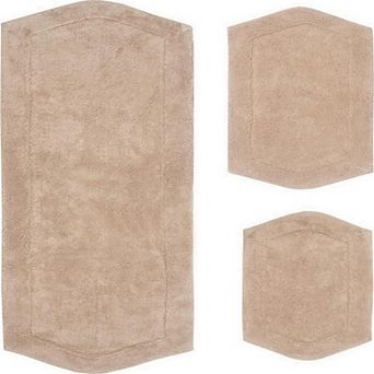 Home Weavers Waterford Collection 100% Cotton Tufted Bath Rug, Extra Soft & Absorbent Bath Rug