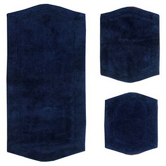 Home Weavers Waterford Collection 100% Cotton Tufted Bath Rug, Extra Soft & Absorbent Bath Rug