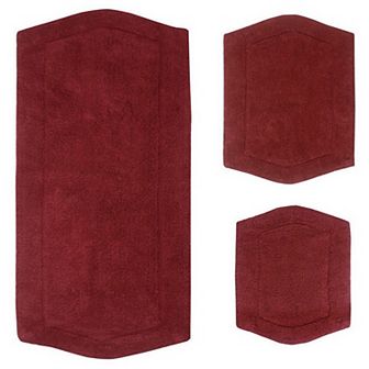 Home Weavers Waterford Collection 100% Cotton Tufted Bath Rug, Extra Soft & Absorbent Bath Rug