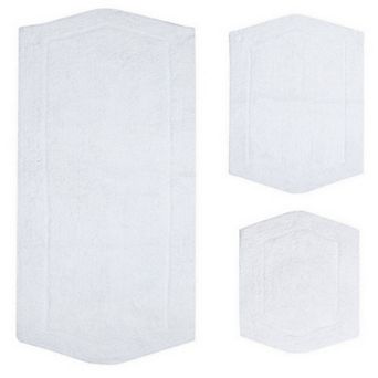 Home Weavers Waterford Collection 100% Cotton Tufted Bath Rug, Extra Soft & Absorbent Bath Rug