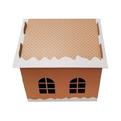 Midlee Gingerbread Christmas Cat Scratcher House