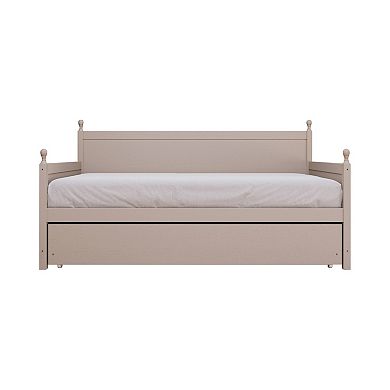 Twin Size Wooden Daybed With Trundle