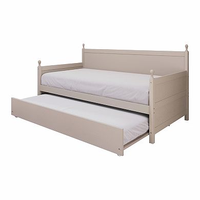 Twin Size Wooden Daybed With Trundle