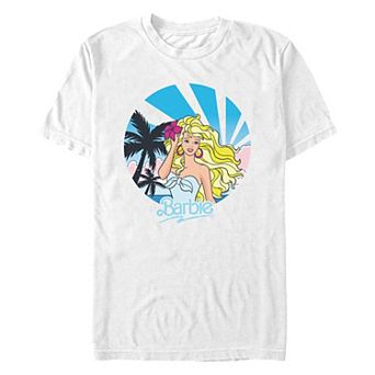 Big & Tall Barbie Beach Wind Graphic Tee