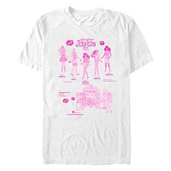 Big & Tall Barbie California Dream And Friends Graphic Tee