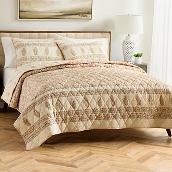Sonoma Goods For Life® Indore Border Quilt Set