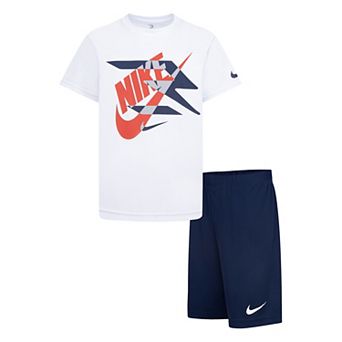 Boys 8-16 Nike 3BRAND by Russell Wilson Mashup Logo Dri-FIT T-shirt & Shorts 2 pc Set