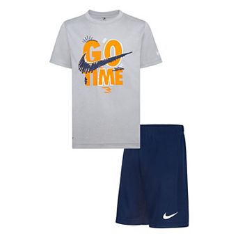 Boys 8-16 Nike 3BRAND by Russell Wilson "Go Time" Dri-FIT T-shirt & Shorts 2 pc Set