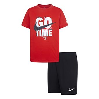 Boys 8-16 Nike 3BRAND by Russell Wilson "Go Time" Dri-FIT T-shirt & Shorts 2 pc Set