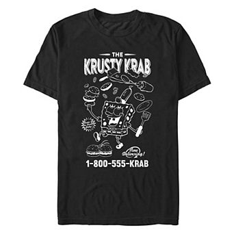 Big & Tall Nickelodeon SpongeBob SquarePants The Krusty Krab Now Delivering Graphic Tee
