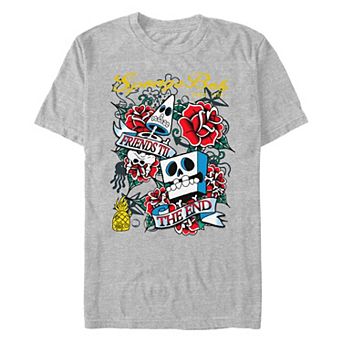 Big & Tall Nickelodeon SpongeBob SquarePants Friends Til The End Graphic Tee