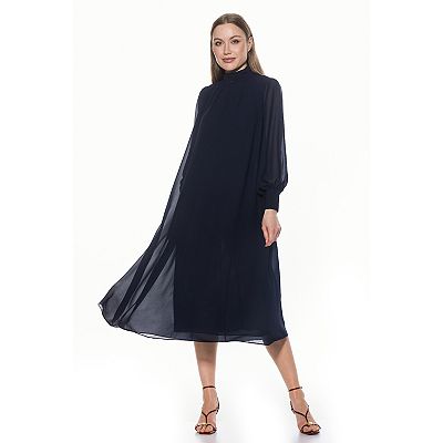 Alexia Admor Women's Kehlani Mockneck Dress, Black, Xs