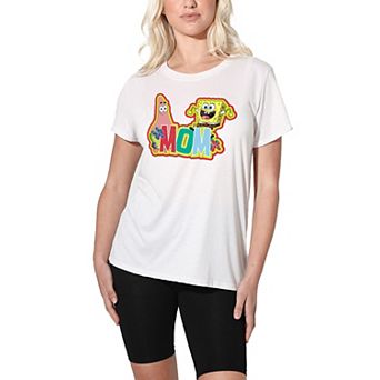 Women's SpongeBob SquarePants & Patrick Mom Graphic Loose Fit Graphic Tee