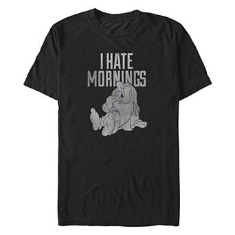 Disney Princess Snow White I Hate Mornings Big & Tall Graphic Tee
