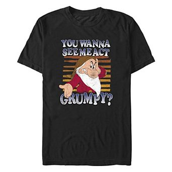 Disney Princess Snow White You Wanna See Me Act Grumpy? Big & Tall Graphic Tee