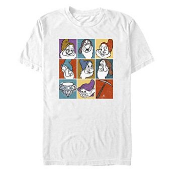 Disney Princess Snow White Miners Box Portraits Big & Tall Graphic Tee