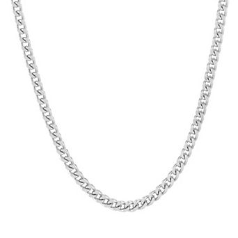 Men's STUDIO 1913 Stainless Steel 3mm Franco Chain Necklace