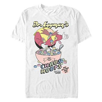Big & Tall Sonic The Hedgehog Dr. Eggman's Chaos Hoops Graphic Tee