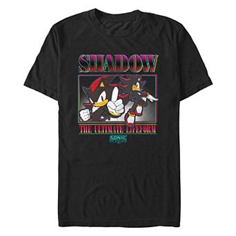 Big & Tall Sonic The Hedgehog Shadow The Ultimate Lifeform Graphic Tee
