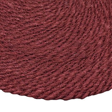 Mingle & Co. Holiday Round Jute Placemat