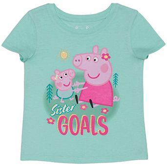 Baby & Toddler Girl Jumping Beans® Peppa Pig Sister Goals Graphic Tee