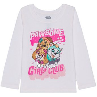 Girls 4-12 Jumping Beans® Pawsome Girls Club Long Sleeve Graphic Tee