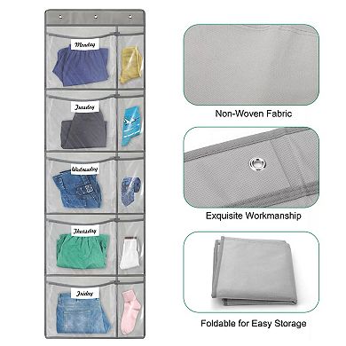 Over the Door Organizer Hanging Closet Storage