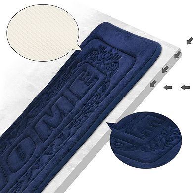 1Pc Bath Mat, Soft Non Slip and Absorbent Bathroom Rug, Comfortable, Thick Carpet for Floor 18"x 26"