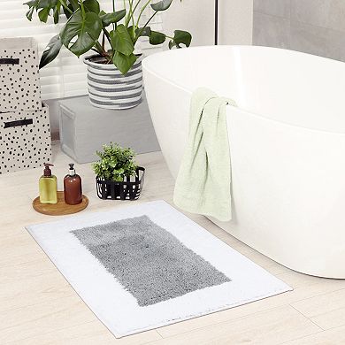 1Pc Bathroom Rugs Shaggy Fluffy Bath Mat Non Slip Resistant Shower Home Essentials 16" x 24"