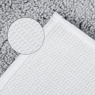 1Pc Bathroom Rugs Shaggy Fluffy Bath Mat Non Slip Resistant Shower Home Essentials 16" x 24"