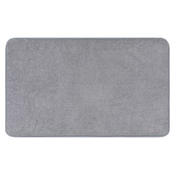 1 pc Bathroom Rug, Soft Non Slip Bath Mat, Water Absorbent Carpet for Toilet and Floor 16"x24"