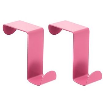 Over the Door Hooks, 2 pc - Stainless Steel Door Hangers Hooks, S-shaped Double Hooks
