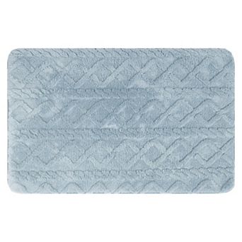 1 pc Geometric Pattern Bathroom Mat Absorbent Non-Slip Back Dry Bath Floor Rugs Toilet Home 16"x24"