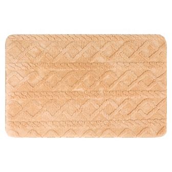 1 pc Geometric Pattern Bathroom Mat Absorbent Non-Slip Back Dry Bath Floor Rugs Toilet Home 16"x24"