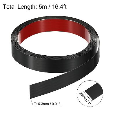 Peel Stick Trim, Molding & Wall Trim, Self-Adhesive Vinyl Wall Base, 16.4 Ft x 1 Inch