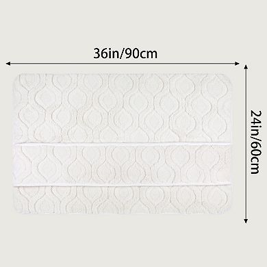1Pc Quick Dry Bath Mat, Non Slip Washable Absorbent Rug for Shower Floor, Bathroom Decor 16" x 24"