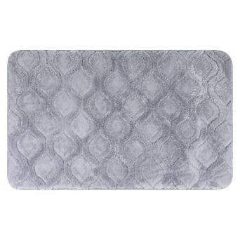1 pc Absorbent Bathroom Rug, Soft Non-slip Mat, Rubber Backing Rugs for Shower Floor 20" x 32"