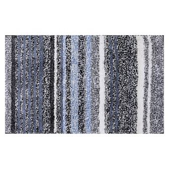1 pc Striped Bathroom Mat Soft Absorbent Non-Slip Backing Quick Dry Bath Rugs Home 16" x 24"