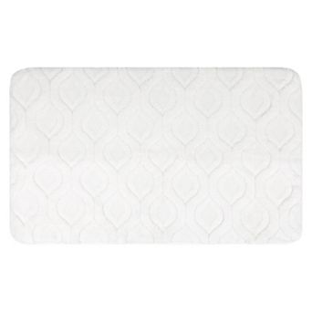 1 pc Absorbent Bathroom Rug, Non Slip Mat, Rubber Backing Rugs for Shower Floor, Bath Decor 16"x24"