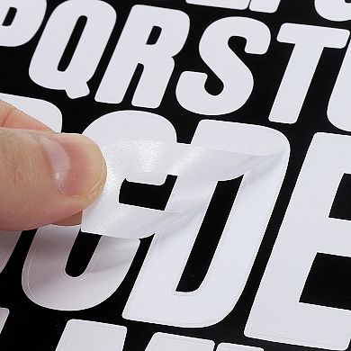 Number Stickers 1 Inch 2 Inch, 10 Sheets Waterproof Self Adhesive Mailbox Number Decals