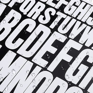 Number Stickers 1 Inch 2 Inch, 10 Sheets Waterproof Self Adhesive Mailbox Number Decals