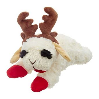 Multipet Holiday Lamb chop with Antlers