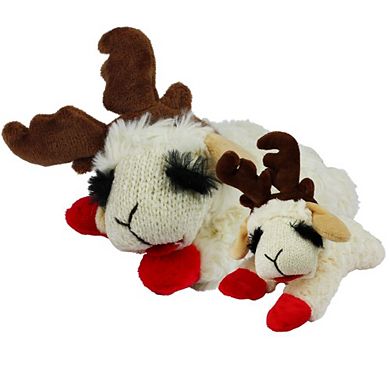 Multipet Holiday Lamb chop with Antlers